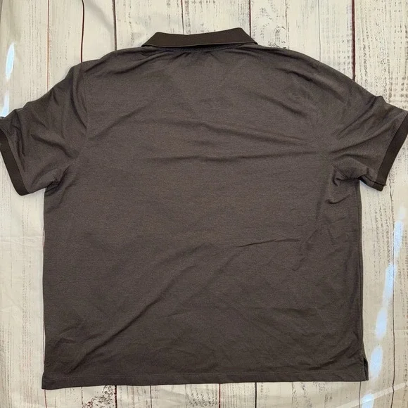 Nordstrom Tech-Smart Performance Polo Shirt Mens XL Charcoal Short Sleeve Golf - Picture 4 of 4